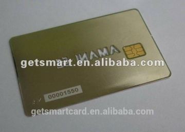 Manufacturer Metal Cards