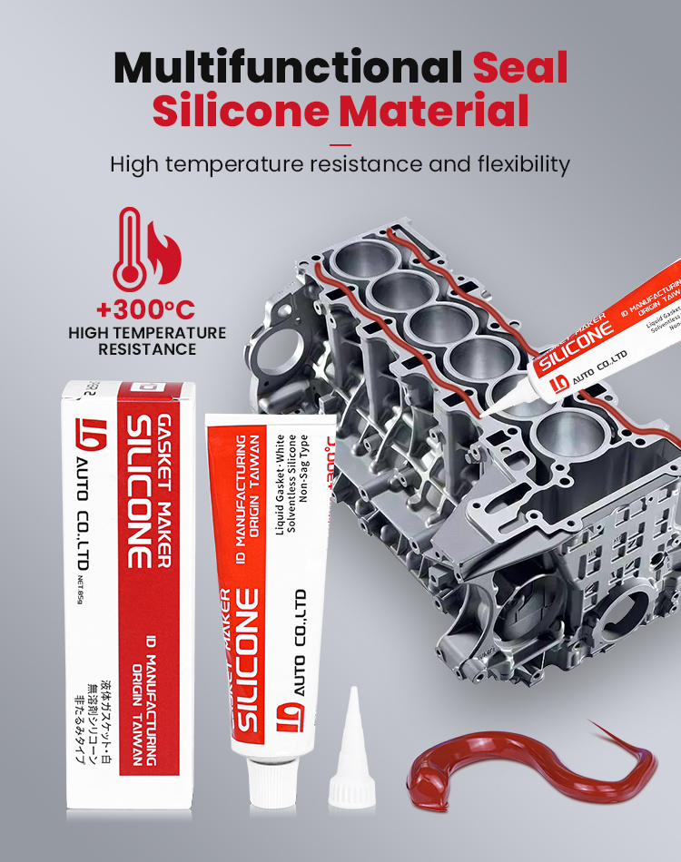 Red High Temperature Silicone Sealant for Engine