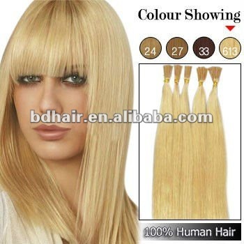 2014 top i tip human hair extension ,remy i tip hair