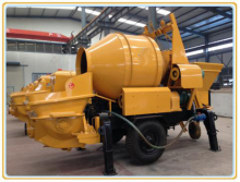 Self loading Concrete mixer pump machine