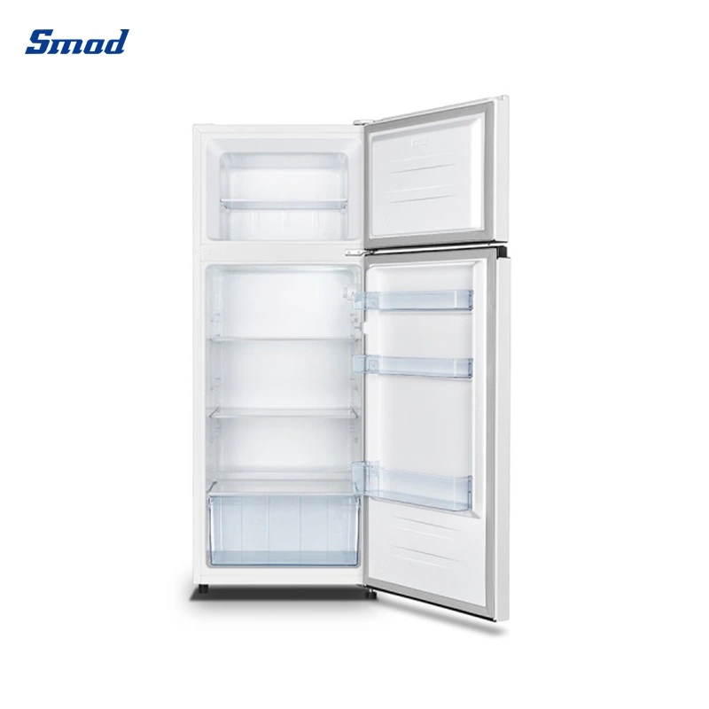Smad 110V Household Home Double Door Top Freezer Refrigerators Fridges