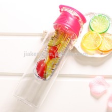 factory offer BPA free plastic Fruit infuser Water bottle with filter