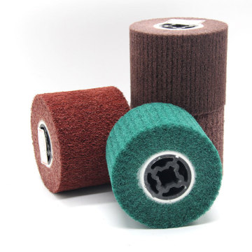 Flap Wheel Buffing Drum: Clean, Strip, Brush, Polish, Burnish, Wire Draw Metal