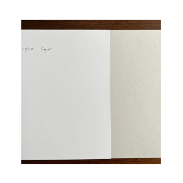 China Supplier Customized 350G Grey Back White Coated Duplex Paper