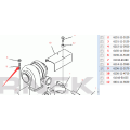 KOMATSU WA380-5 PROPELLER SHAFT A.REAR 423-20-34111