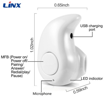 Utilisation du téléphone portable Mini écouteur sans fil V4.0