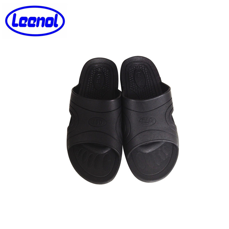 LN-1577101G Black ESD Slippers Anti-slip SPU Slipper Antistatic Sandals