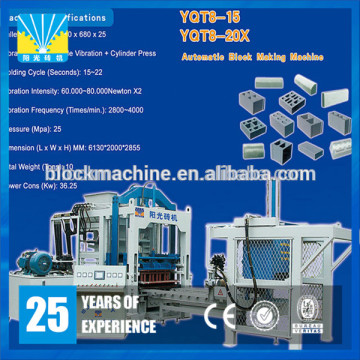 Automatic concrete block making machine for sale block machine making