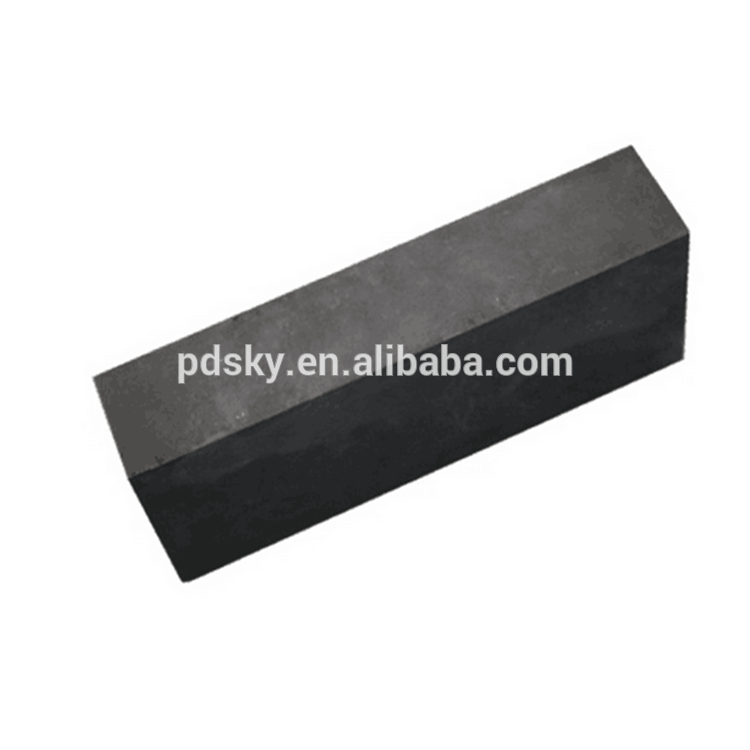 ISO9001 High Density Artifical Isostatic Graphite Product / Customized Big Graphite Block