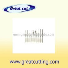 Solid carbide PCB end mills