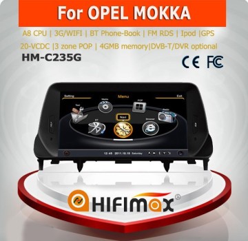 Hifimax opel mokka car radio stereo audio mp3 CD palyer/opel mokka car dvd player car radio gps for opel mokka