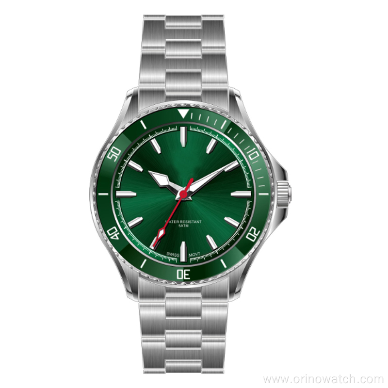 Dive watch with super-LumiNova wrist watch