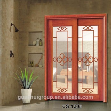 cheap interior veneered sliding barn door hardware for wooden door