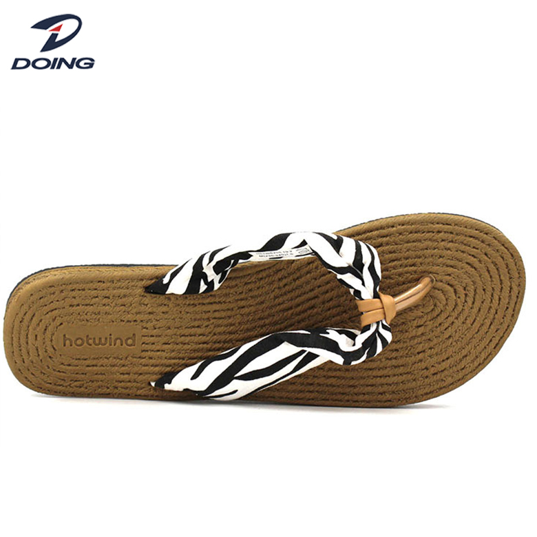 Wholesale price raw materials pe plastic slipper Sandal Eva Sole Accessory Display Women Wedding for Guests Blank Flip Flop