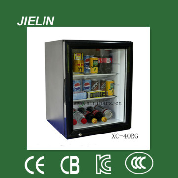 high quality 40L beverage hotel absorption freezer mini cooler