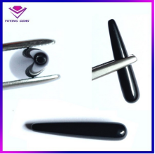 Black Teardrop CZ Gems Wuzhou Lab Created Zirconia