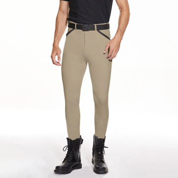 Khaki Knee Katch Men's Equestrian Breeches