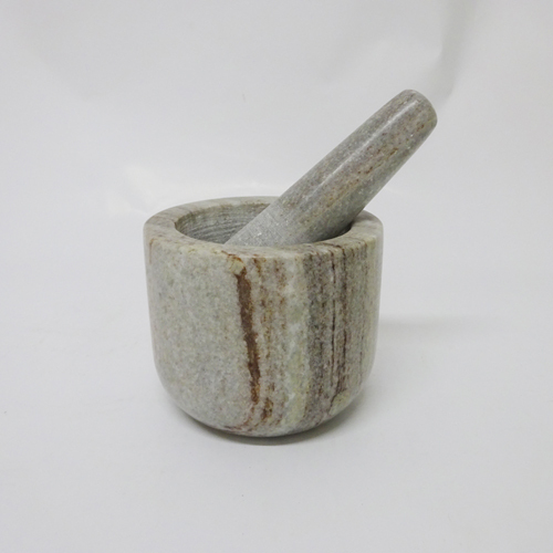 Kelabu Spice Marble dan Herb Grinder