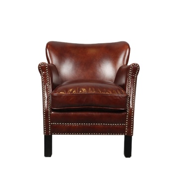 High Quality Leather Living Room Sofas and Luxury Club Chairs