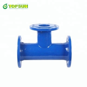 Ductile fittings epoxy all flanged cast iron tee