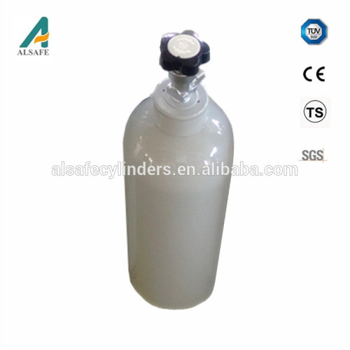 CE approved 5.0L empty high pressure nitrogen gas cylinder