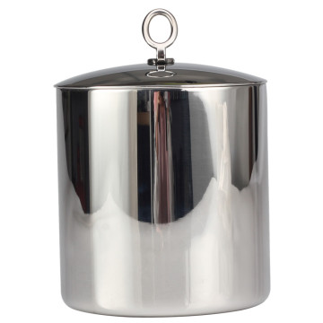 Outdoor Chiller Bucket-Stainless Steel Ice Bucket with Lid