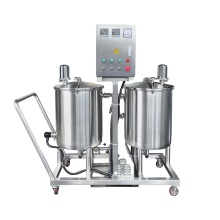SS304/316L Double CIP Tank Cleaning System - Mobile CIP Cart