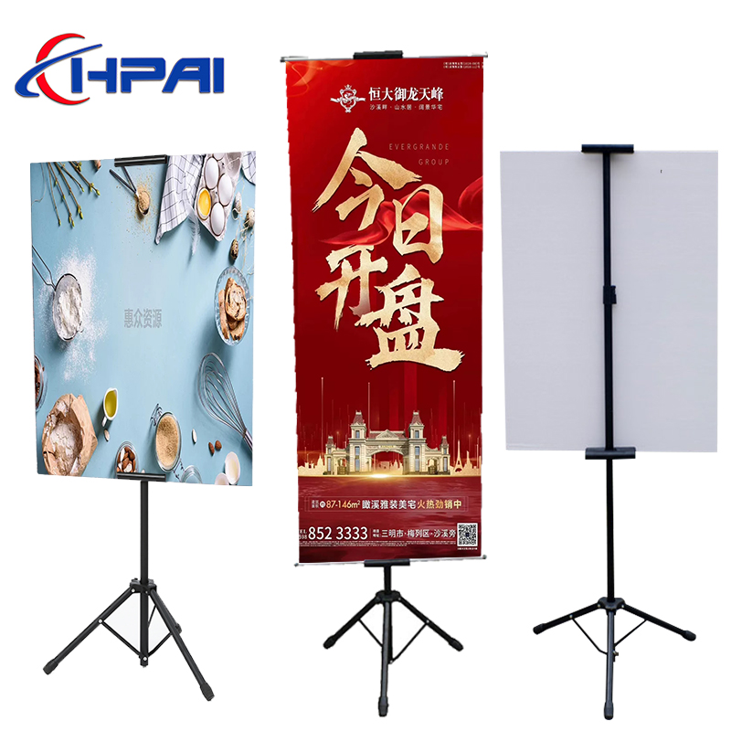 Widely Used x banner stand grey for Indoor Using Advertising x Banner Stand