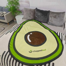 Cozy Avocado Pattern Throw Blanket