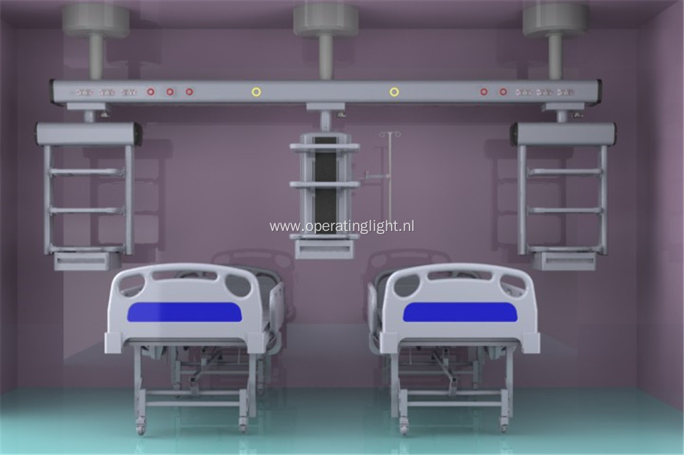 340 degree range of arm rotation surgical pendant