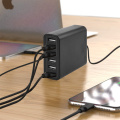 60W 6-Port-USB-Wandladegerät-Multi-Ladegerät-Station