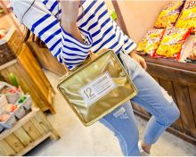 CANALOLO CUTE  HANGBAG  BLACK COSMETIC  BAG FASHION TREND