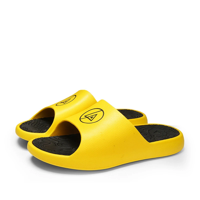 Superstarer Fashion PU Sliders Slippers for Men Custom Black Slides Footwear Soft Sole Slide Slippers
