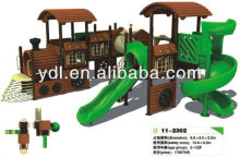 Combination kids slide Plastic Slide train style