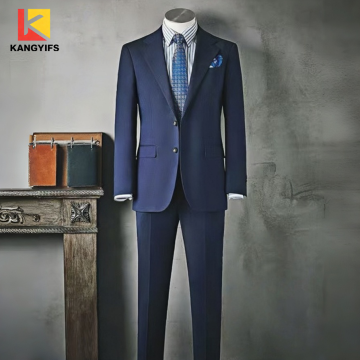 Classic Formal Wear Navy Blue Business Suit Set