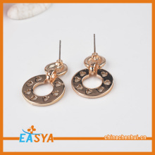 New Arrival Leopard Crystal 18k Gold Earring