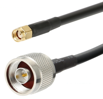 N Male to RP-SMA Male LMR240 Extension Cable
