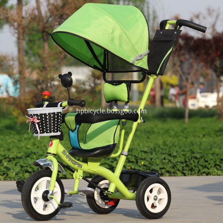 Luxury baby tricycles with oxford