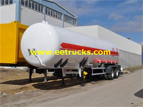 Lita 45000 18ton Wingi LPG Trailers nusu-trailers