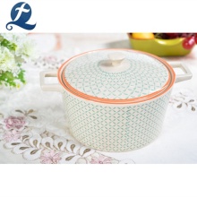 Keep Food Warm Ceramic Soup Pot Casserole Pot