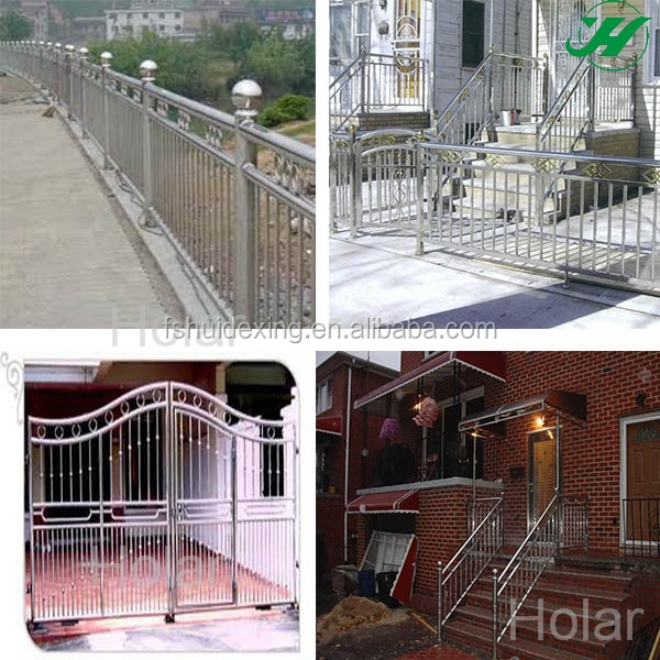 Stainless steel railing and gate