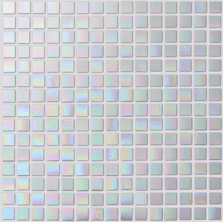 Gạch mosaic thủy tinh màu cầu vồng để trang trí tường