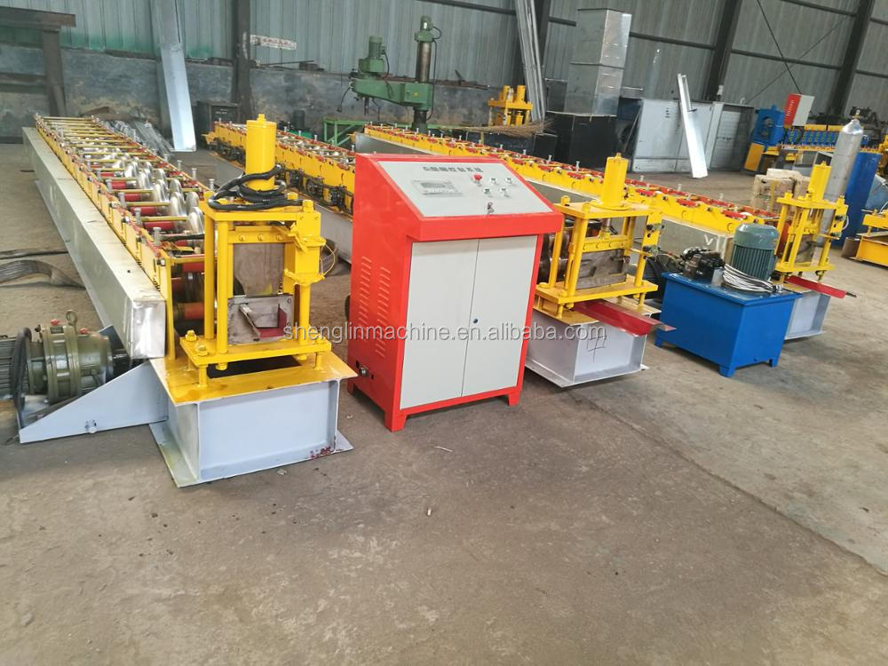 Customized roll forming machine for rain gutters