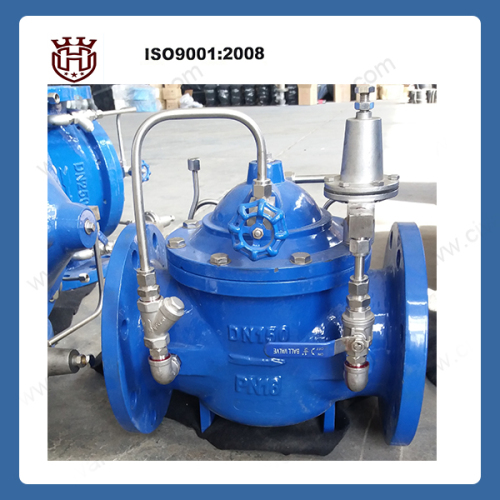 Adjustable water pressure reducing valve strainless steel pipe