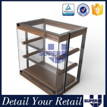Retail modern wooden glass sunglasses display case