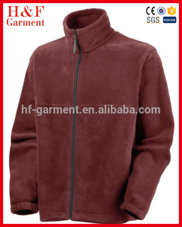 Windproof thick cheap polar fleece jacket mens