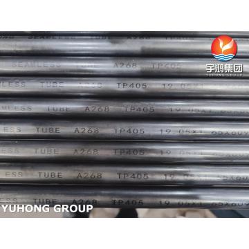 ASTM A268 TP405 من الفولاذ المقاوم للصدأ أنبوب سلس