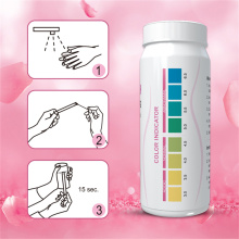Family self-test card vaginal PH test strips
