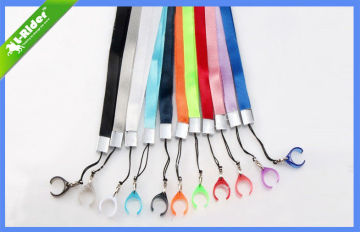 Silver / Orange Ego E-cigarette Lanyard ,45cm Ego Ecig Lanyard