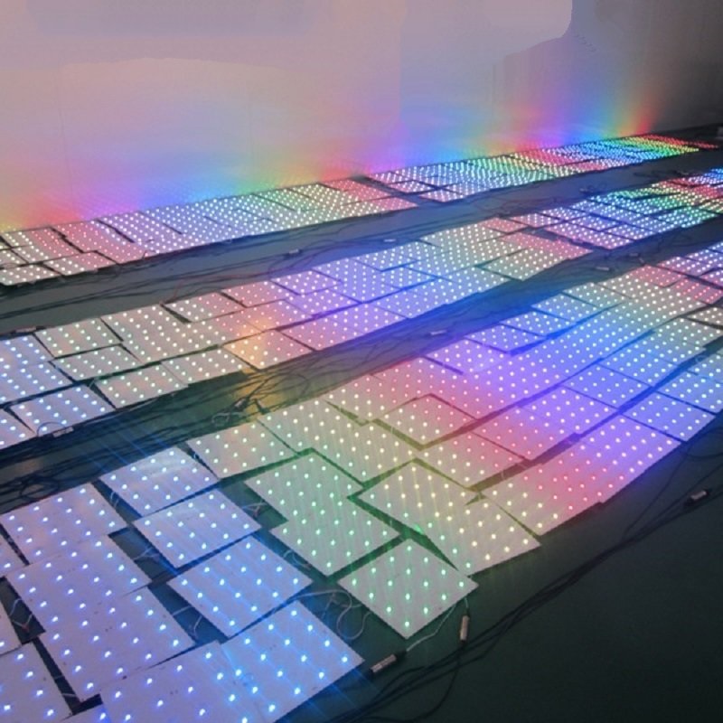 DMX RGB LED PIXEL ჭერის მსუბუქი პანელი